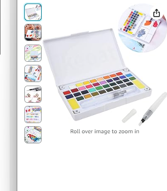 ikeoat Watercolor Paint Set,